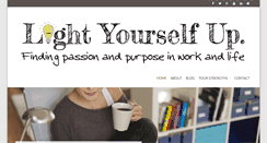 Desktop Screenshot of lightyourselfup.com