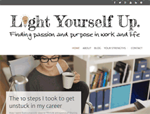 Tablet Screenshot of lightyourselfup.com